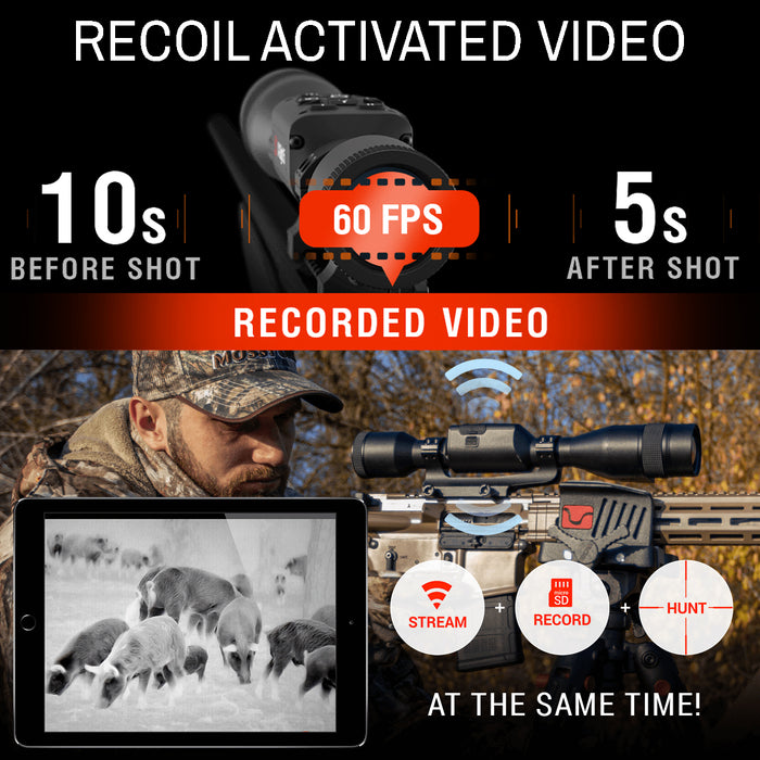 THOR 5 Smart HD Thermal Rifle Scope with HD Video Recording and Streaming