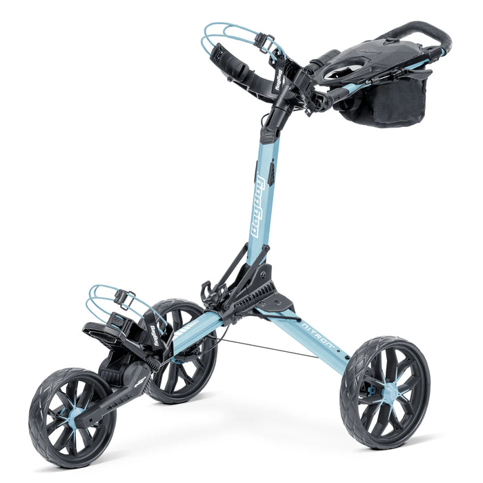 Bag Boy Nitron Auto-Open Golf Push Cart with Nitro Piston Auto-Assist Mechanism