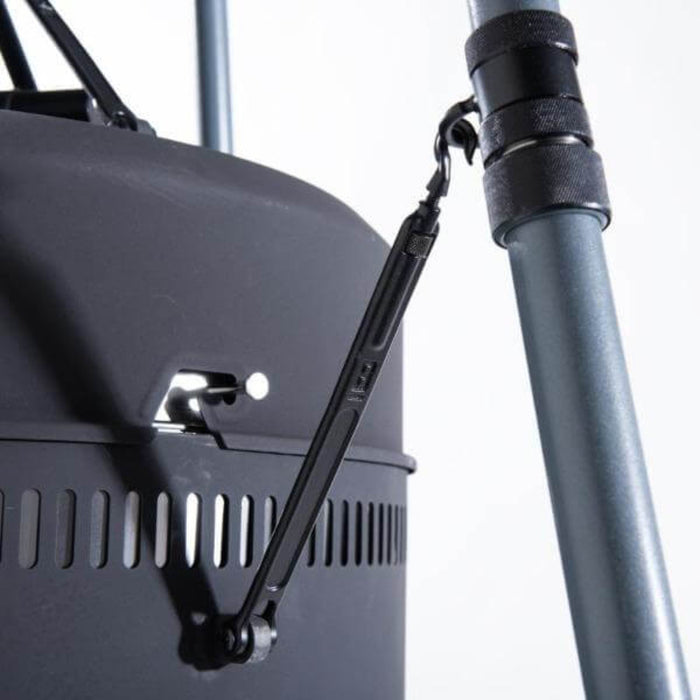 BBQ Gril and Fire Pit Combo | Adjustable Hanging Grill and Smoker Tripod System