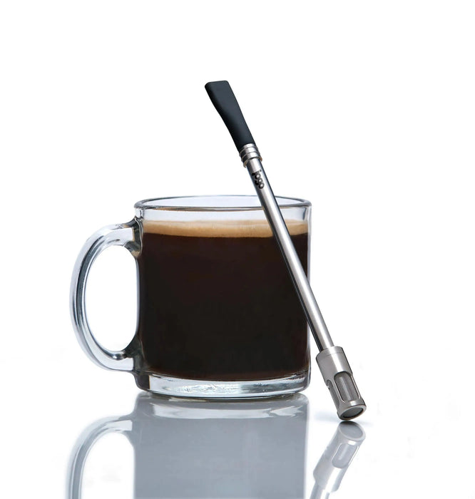 Ultra-Portable Stainless Steel Brewing Straw for Coffee, Tea, and More