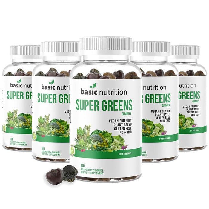 SuperGreens Gummies For Digestive, Immune and Liver Functions | Nutrient-Rich With 8 Specialty Blends