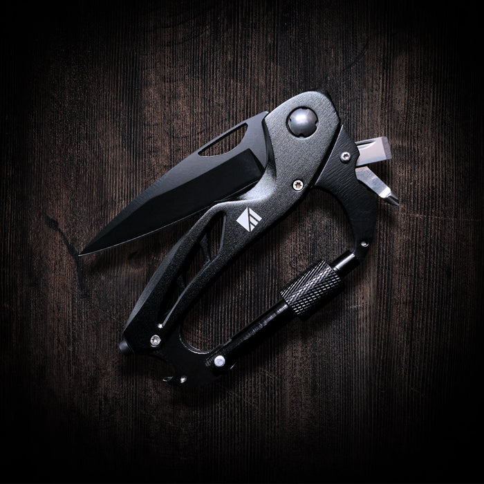 Carabiner Pro Stainless Steel Survival Multi-Tool | Durable and Portable