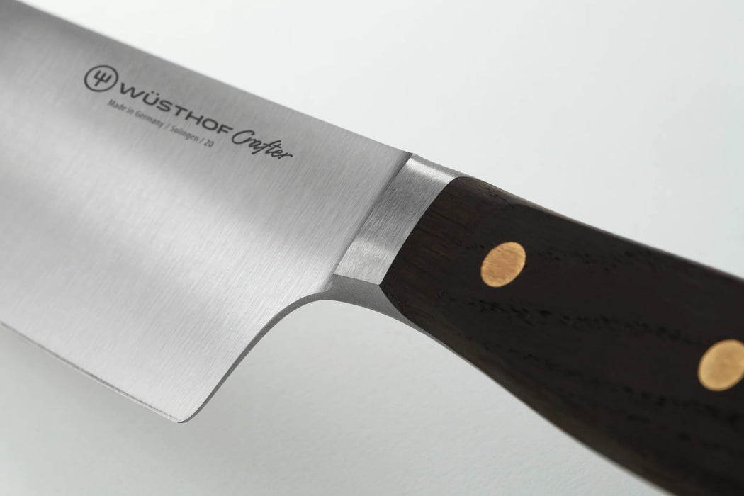 Crafter 8" Stainless Steel Chef's Knife with Smoked Oak Handle