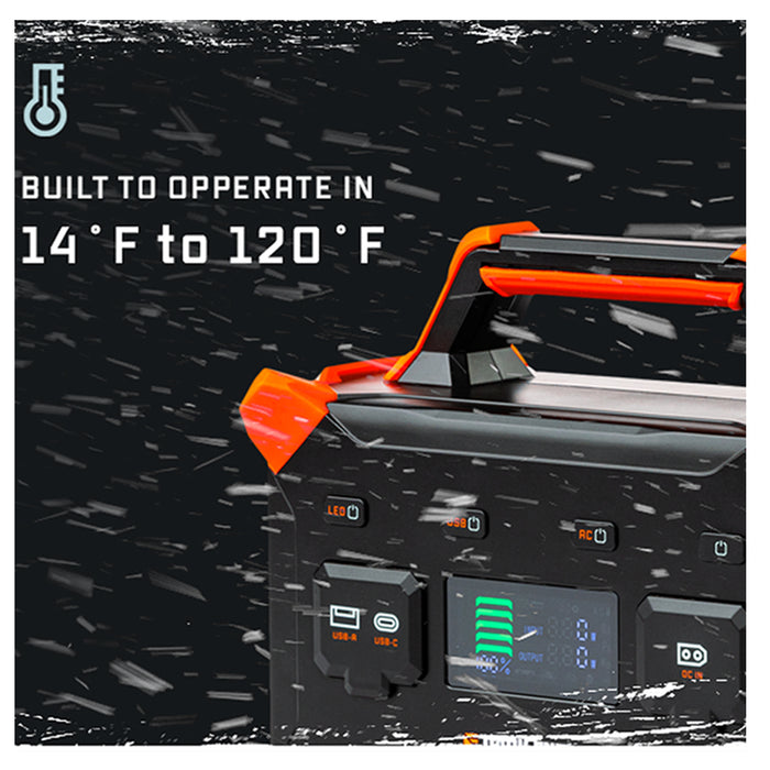 Dark Energy Recon 300 Compact Portable Power Station with Built-in LED Light