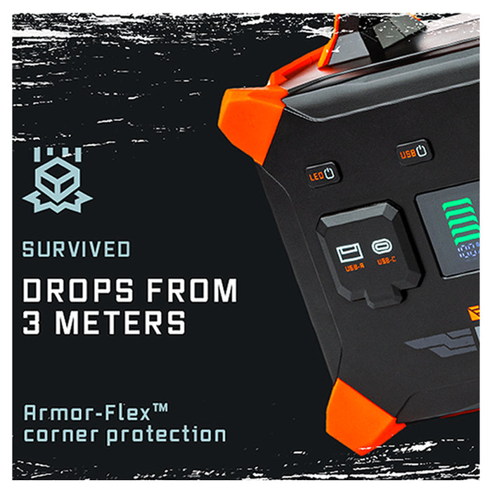 Dark Energy Recon 300 Compact Portable Power Station with Built-in LED Light