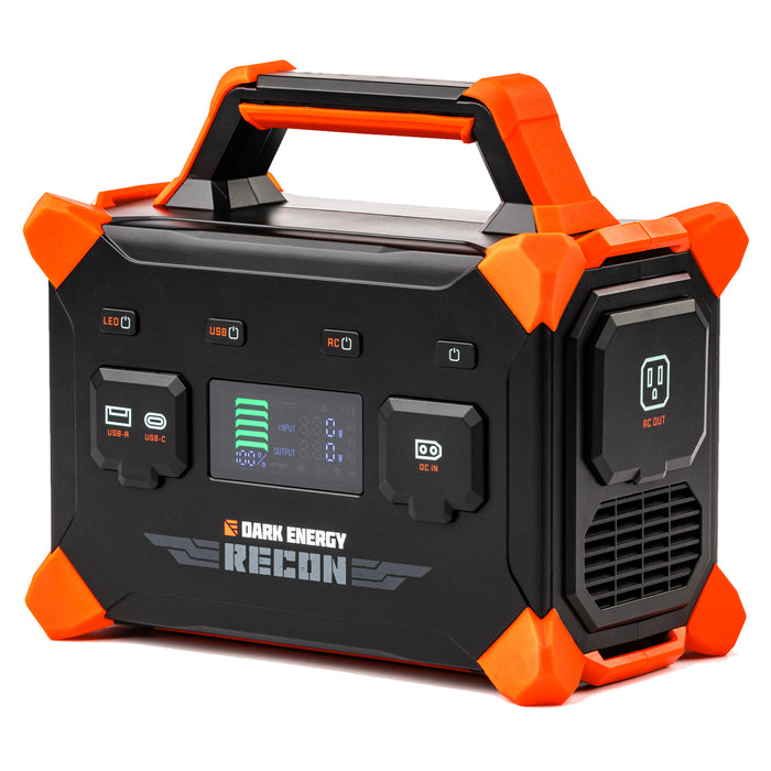 Dark Energy Recon 300 Compact Portable Power Station with Built-in LED Light