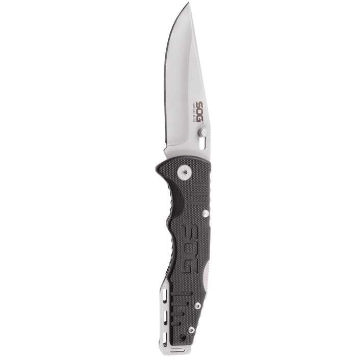 Salute Mini Tactile Folding Pocket Knife with 3.1" Blade - Bead Blasted