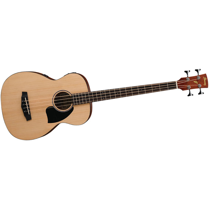 PCBE12 4-String Acoustic Bass Guitar, Right-Handed, Open Pore Natural