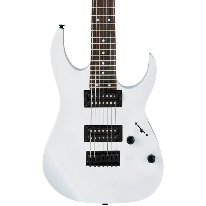 RG Gio GRG7221 7-String Solidbody Electric Guitar, Right-Handed, White