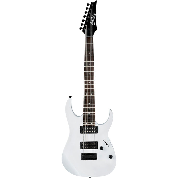 RG Gio GRG7221 7-String Solidbody Electric Guitar, Right-Handed, White