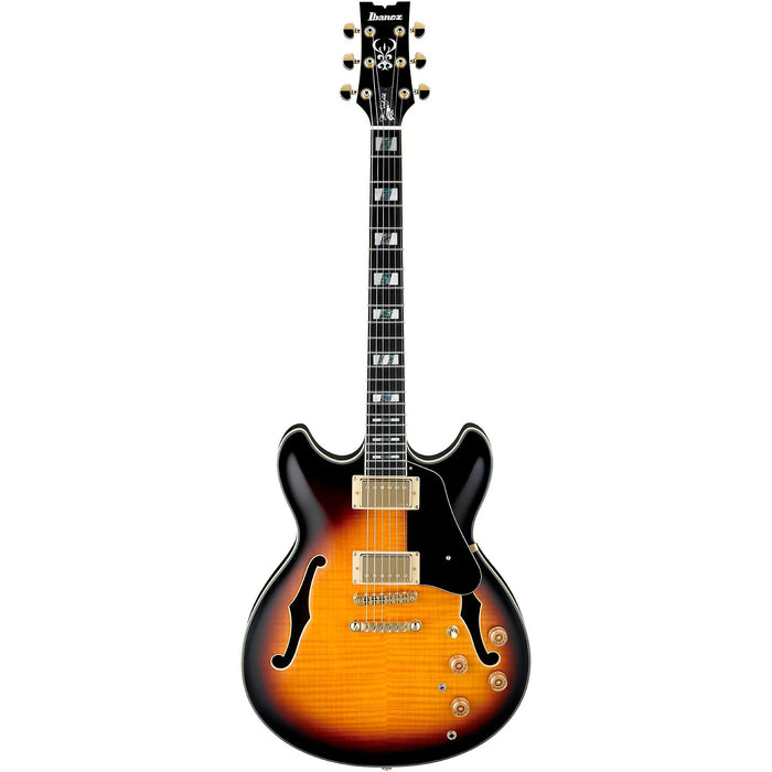 JSM10 6-String Semi-Hollowbody Electric Guitar, Right, Vintage Yellow Sunburst