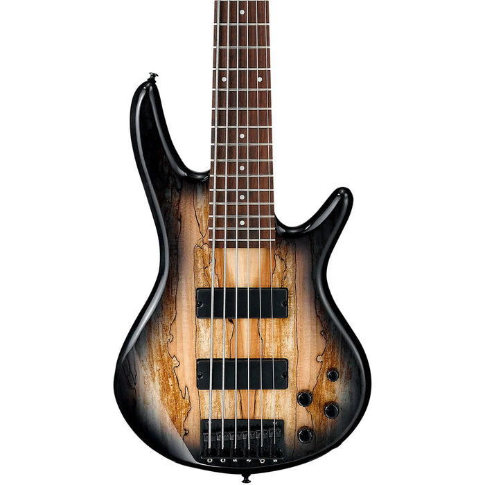 SR Gio GSR206SM 6-String Solidbody Bass Guitar, Right-Handed, Natural Gray Burst