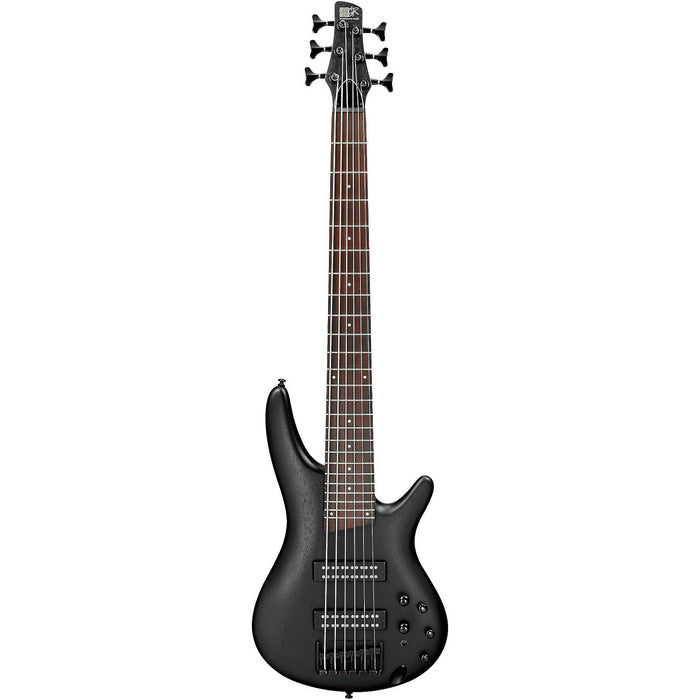 SR Standard SR306EB 6-String Solidbody Electric Bass, Right, Weathered Black