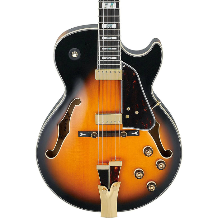 George Benson GB10SE Hollowbody Electric Guitar, Right-Handed, Brown Sunburst