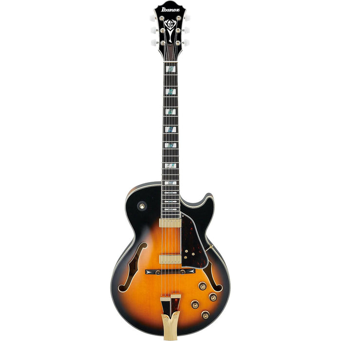 George Benson GB10SE Hollowbody Electric Guitar, Right-Handed, Brown Sunburst