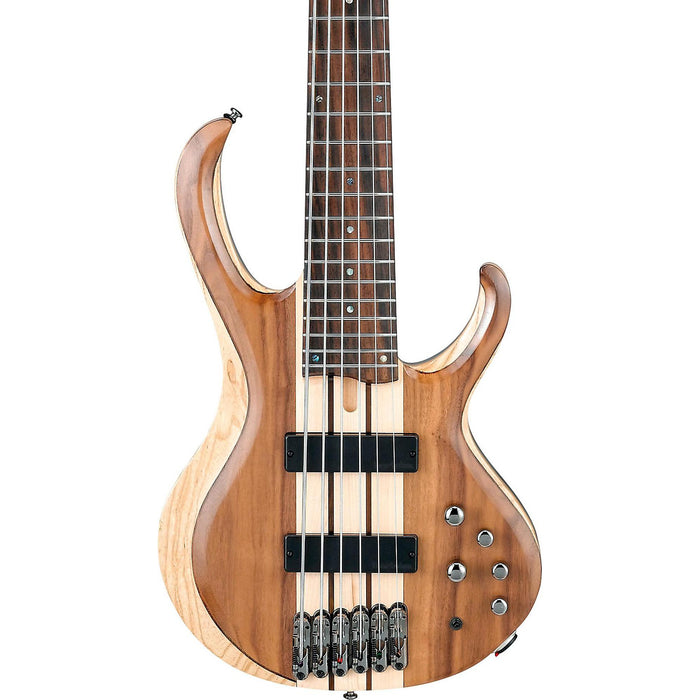 BTB Standard BTB746 6-String Solidbody Electric Bass Guitar, Right, Natural Low Gloss