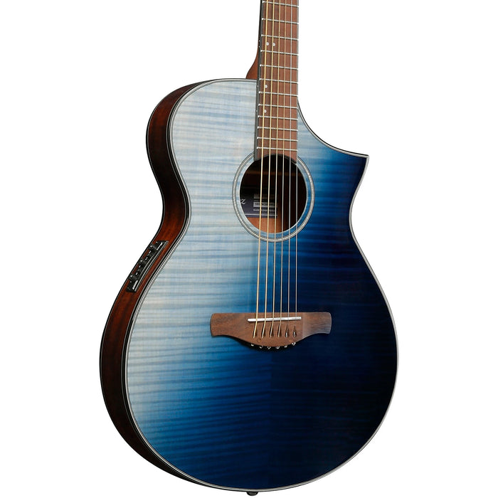 AEWC32FM 6-String Acoustic Electric Guitar with On-Board Tuner, Right-Handed