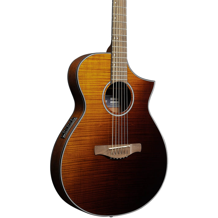 AEWC32FM 6-String Acoustic Electric Guitar with On-Board Tuner, Right-Handed