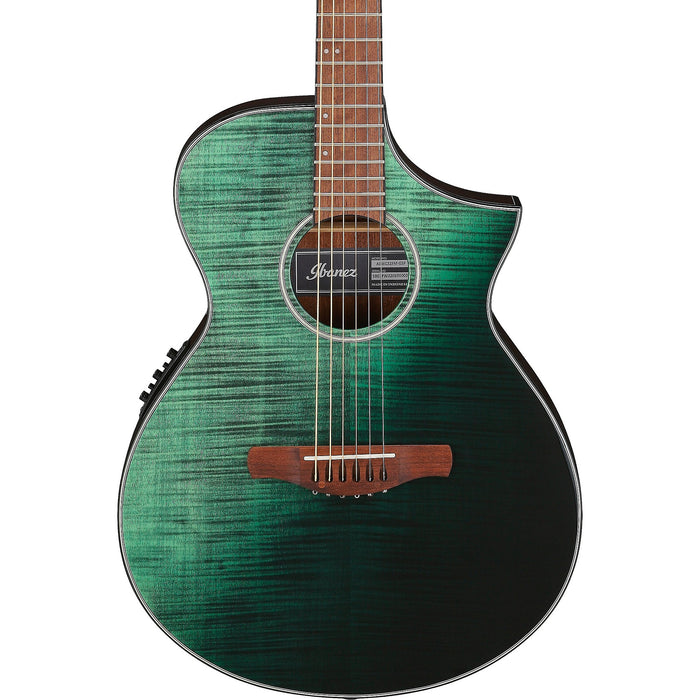 AEWC32FM 6-String Acoustic Electric Guitar with On-Board Tuner, Right-Handed