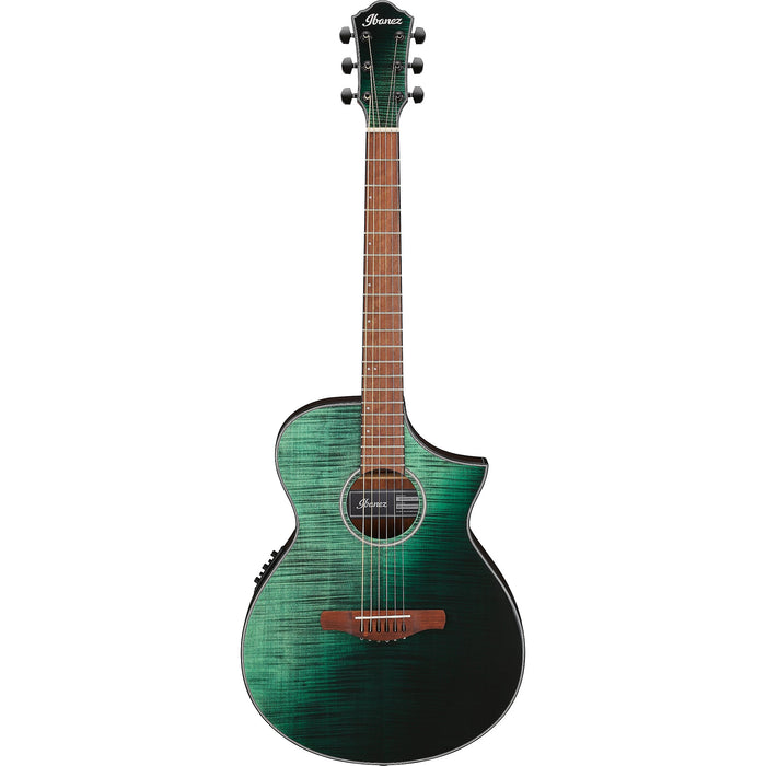 AEWC32FM 6-String Acoustic Electric Guitar with On-Board Tuner, Right-Handed