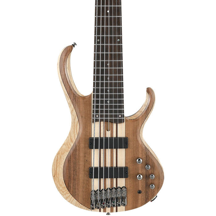 BTB Standard BTB747NTL 7-String Solidbody Bass Guitar, Right, Natural Low Gloss