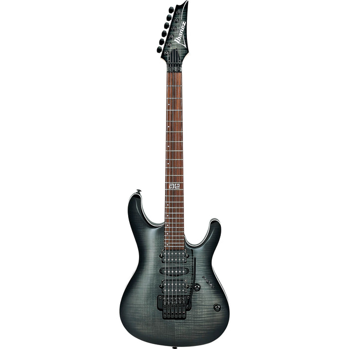 Kiko Loureiro KIKO10BP Solidbody Electric Guitar, Right, Transparent Gray Burst