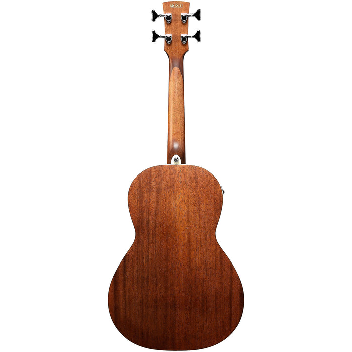 PNB14E 4-String Parlor Acoustic Bass Guitar, Right-Handed, Open Pore Natural