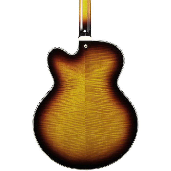 AF Artstar AF95FM Hollowbody Electric Guitar, Right, Antique Yellow Sunburst