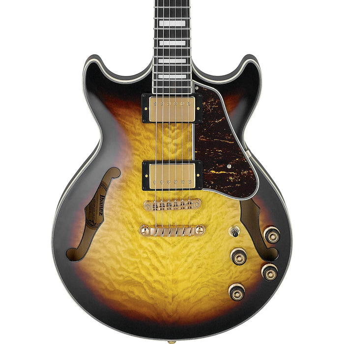 AM Artcore Expressionist AM93QM Semi-Hollowbody Electric Guitar, Right-Hand