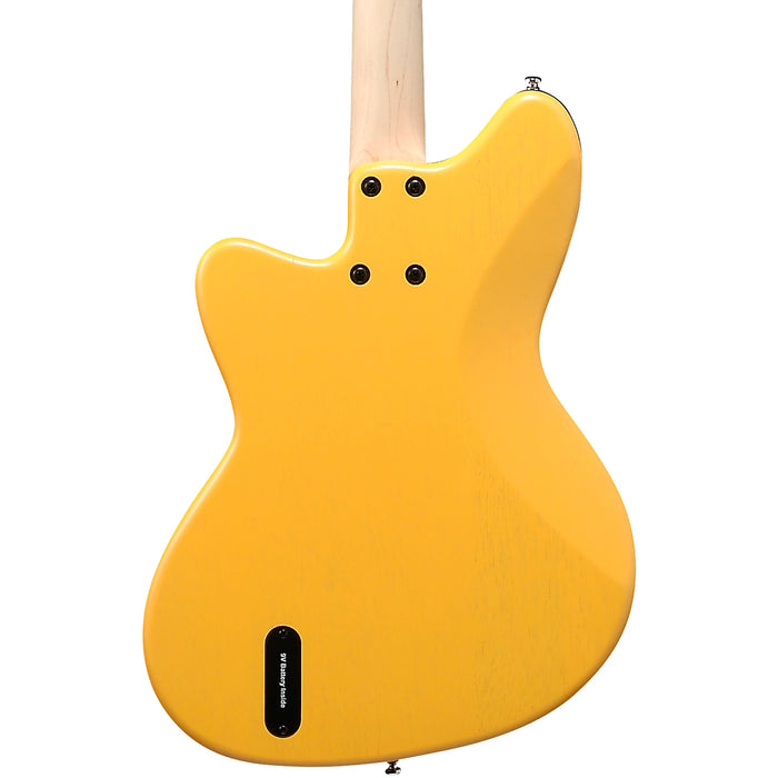 Talman Bass TMB100M 4-String Solidbody Bass Guitar, Right, Mustard Yellow Flat