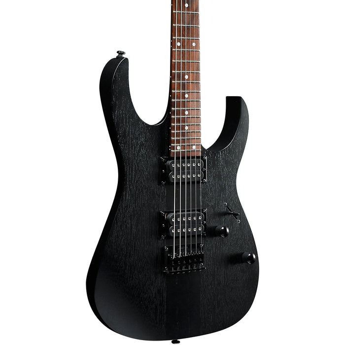 RG Standard RGRT421 Solidbody Electric Guitar, Right-Hand, Weathered Black