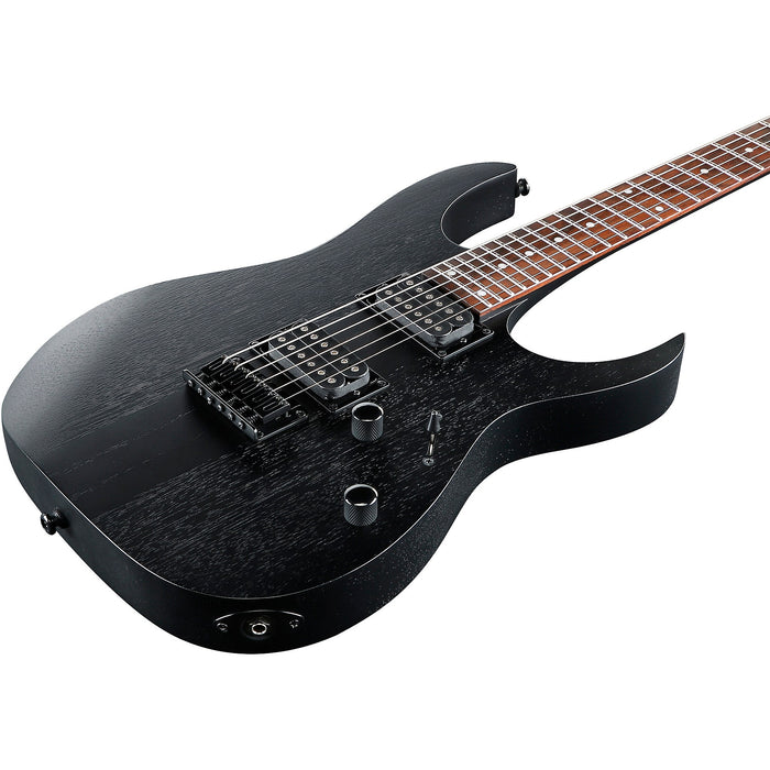 RG Standard RGRT421 Solidbody Electric Guitar, Right-Hand, Weathered Black