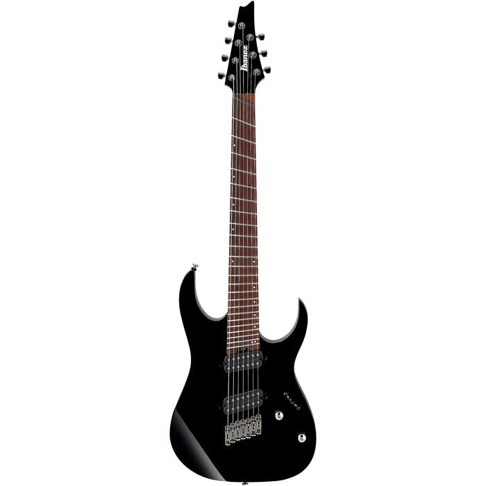 RG Standard RGMS7 7-String Multi-Scale Solidbody Electric Guitar, Right, Black