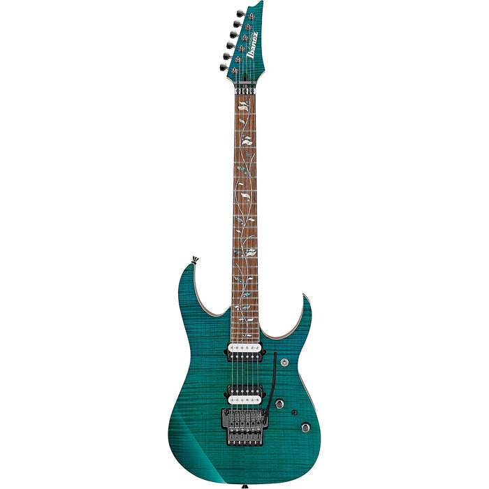 RG J Custom RG8520 6-String Solidbody Electric Guitar, Right, Green Emerald