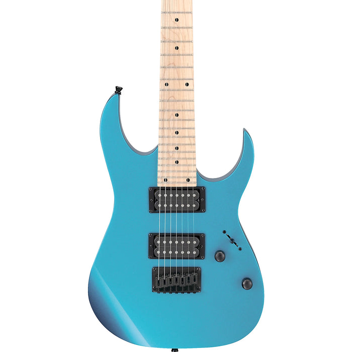 RG Gio GRG7221M 7-String Solidbody Electric Guitar, Right, Metallic Light Blue