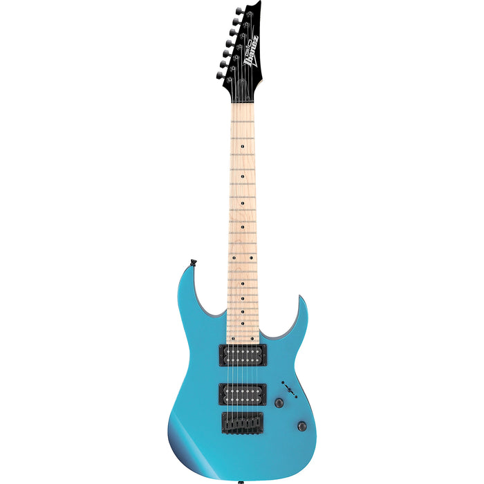 RG Gio GRG7221M 7-String Solidbody Electric Guitar, Right, Metallic Light Blue