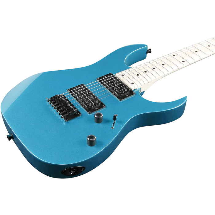 RG Gio GRG7221M 7-String Solidbody Electric Guitar, Right, Metallic Light Blue