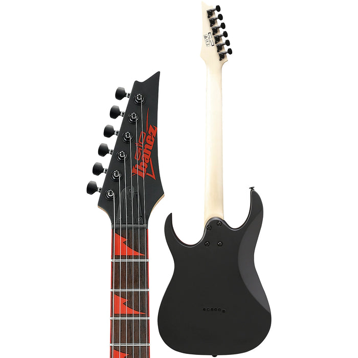 RG Gio GRG131DX 6-String Solidbody Electric Guitar, Right-Handed, Black Flat