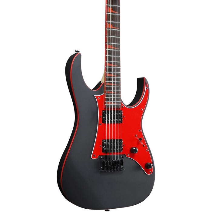 RG Gio GRG131DX 6-String Solidbody Electric Guitar, Right-Handed, Black Flat