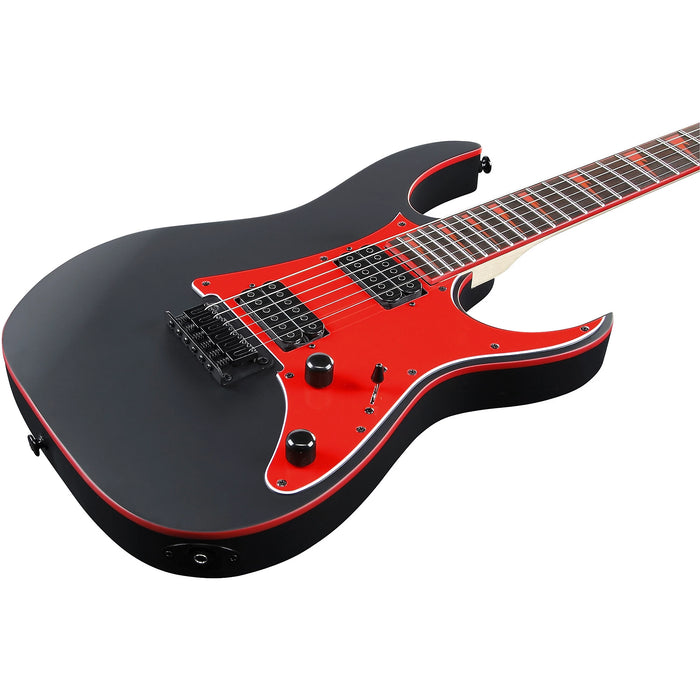 RG Gio GRG131DX 6-String Solidbody Electric Guitar, Right-Handed, Black Flat