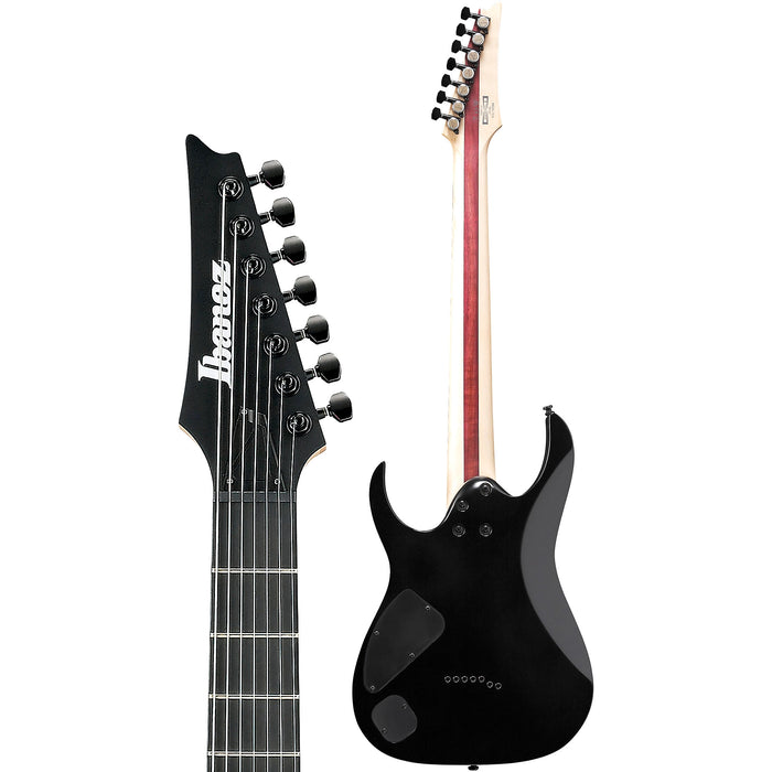 RG Standard RGIXL7 7-String Solidbody Electric Guitar, Right, Black Flat