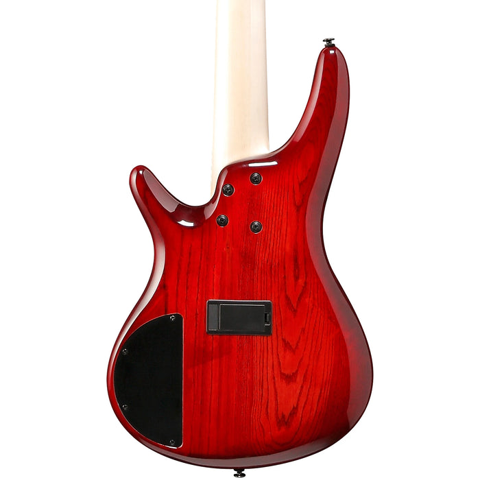 Adam Nitti ANB205 5-String Bass Guitar, Right, Transparent Wine Red Burst