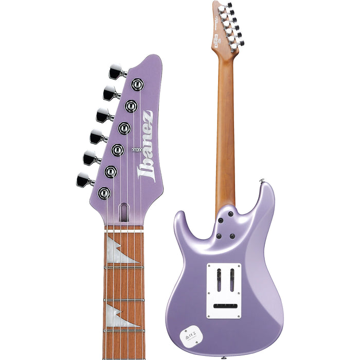 Mario Camarena MAR10 Solidbody Electric Guitar, Right, Lavender Metallic Matte