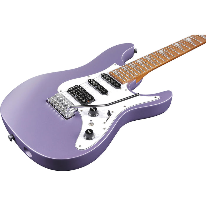 Mario Camarena MAR10 Solidbody Electric Guitar, Right, Lavender Metallic Matte