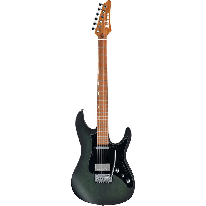 Erick Hansel EH10 Solidbody Electric Guitar, Right, Transparent Green Matte