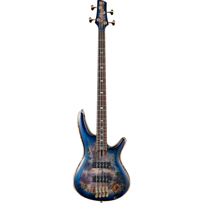 Premium SR2600 4-String Solidbody Bass Guitar, Right-Handed, Cerulean Blue Burst