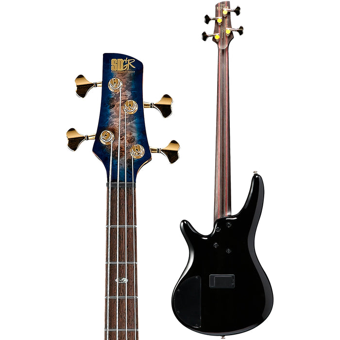 Premium SR2600 4-String Solidbody Bass Guitar, Right-Handed, Cerulean Blue Burst