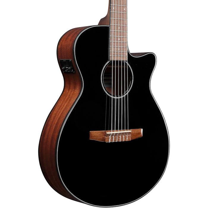 AEG50N 6-String Acoustic Guitar, Right-Handed, Black High Gloss Top