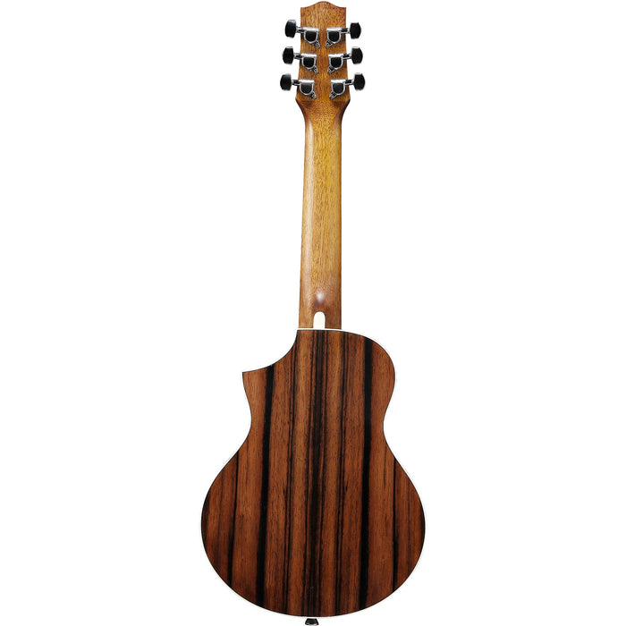 EWP13 6-String Acoustic Piccolo Guitar, Right-Handed, Dark Brown Open Pore