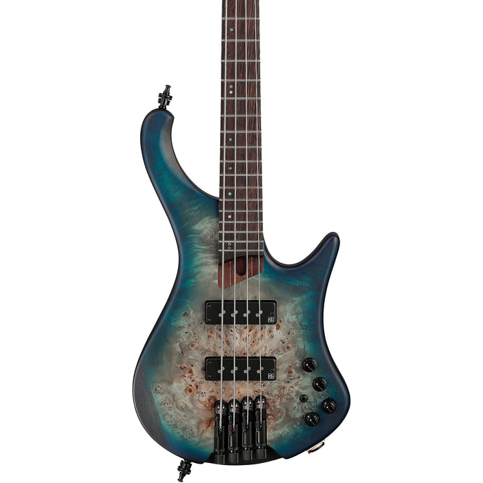 EHB1500 4-String Headless Bass Guitar, Right-Handed, Cosmic Blue Starburst Flat